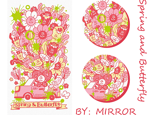 Spring and Butterfly