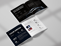 黑色奔馳畫冊(cè)設(shè)計(jì)，