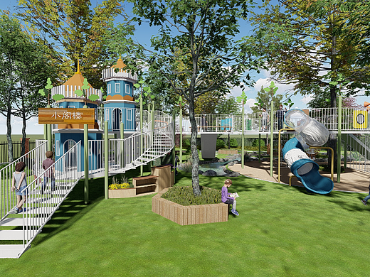 幼儿园整园规划设计（个人主页-ZNjMyNzMwMTI=） - 景观设计 - 站酷设计师坏闹闹原创素材 - 站酷ZCOOL