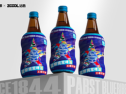 蓝带将军啤酒包装设计方案
