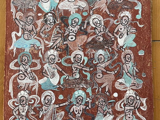 敦煌—听法菩萨