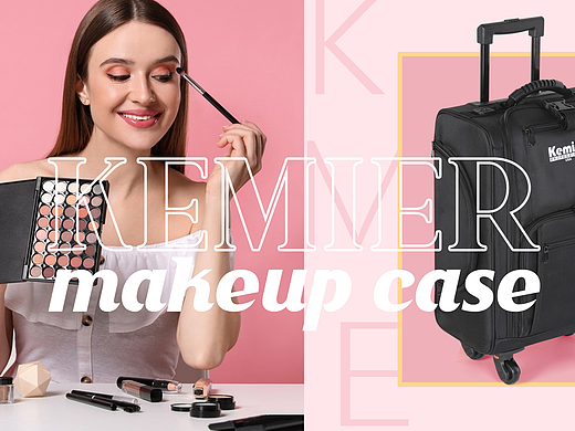 亚马逊/跨境电商化妆箱Makeup case旗舰店装修（个人主页-ZNjc0MDEwNzY=） - 其他平面 - 站酷设计师养乐多yuki原创素材 - 站酷ZCOOL
