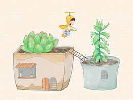 微条漫记录生活 / 《一颗多肉的成长故事》