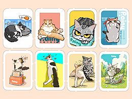 小红书100天画猫挑战｜一周汇总