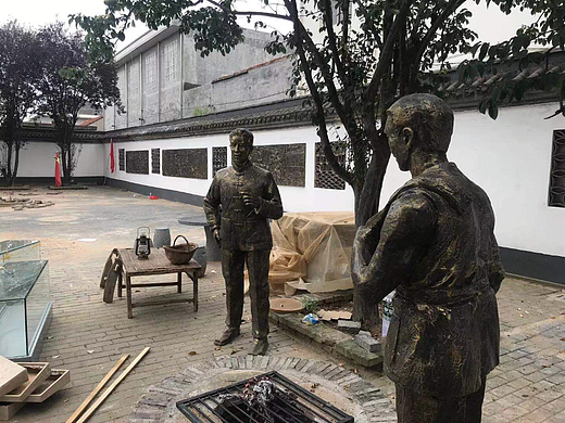 江苏大榆树村浮雕雕塑