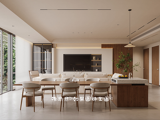 现代原木风│质感远大于新鲜感，简单干净的家更耐住！