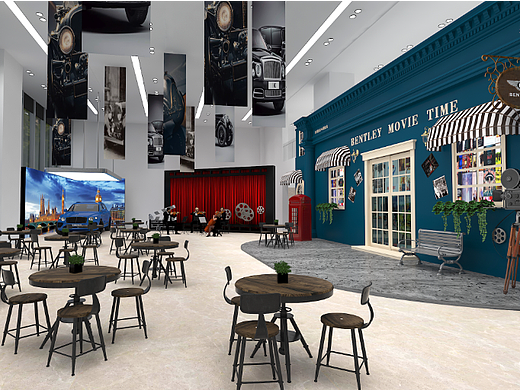 宾利新店开业复古风