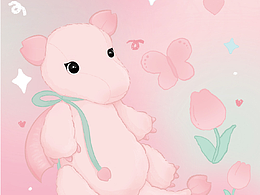 治愈系毛绒-郁金香龙龙拉芙