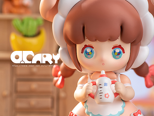 SIMONTOYS 妮妮崽NINIZEE 水波感性女孩潮玩拍摄