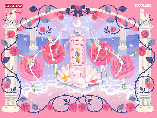邂逅#粉嫩多巴胺少女#邂逅海上花园