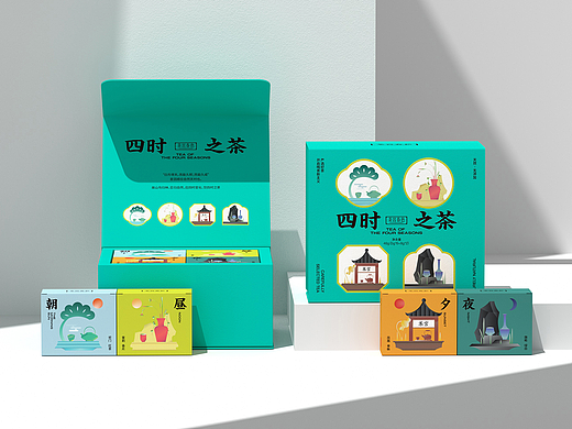 茶宫春色 | 四时之茶系列包装设计