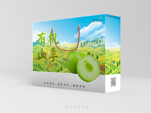【清逸翛然】水果手提礼盒设计