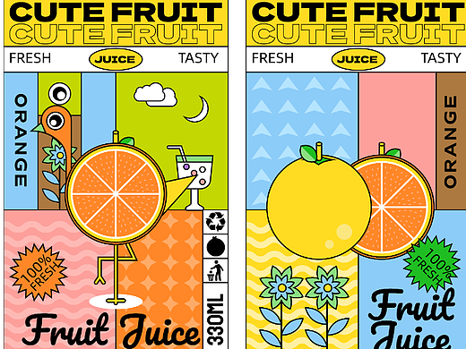 不一樣的水果飲品包裝。（個(gè)人主頁(yè)-ZNjMwODc1MTI=） - 商業(yè)插畫(huà) - 站酷設(shè)計(jì)師碎記原創(chuàng)素材 - 站酷ZCOOL