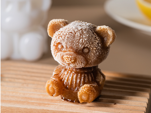 电商摄影创意特写I产品视觉『小熊の玫瑰花-冰块模具』