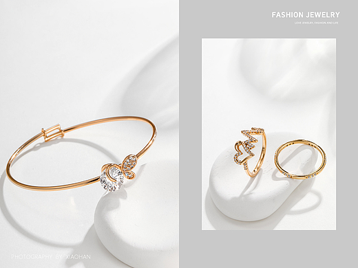 电商饰品拍摄 简约风 极简风 首饰拍摄  日韩风 首饰