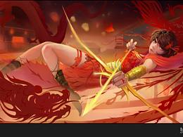 孫尚香——剪紙·龍鳳呈祥