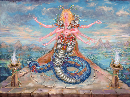 诺澜大陆游记之,(蛇女大祭司爱妮莎)