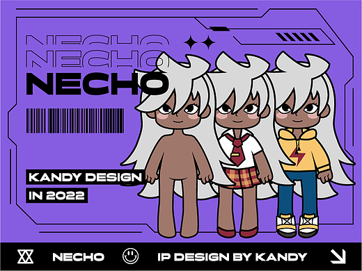 NECHO | IP设计（个人主页-ZNjEyMTI4OTY=） - IP形象 - 站酷设计师電氣硬糖原创素材 - 站酷ZCOOL