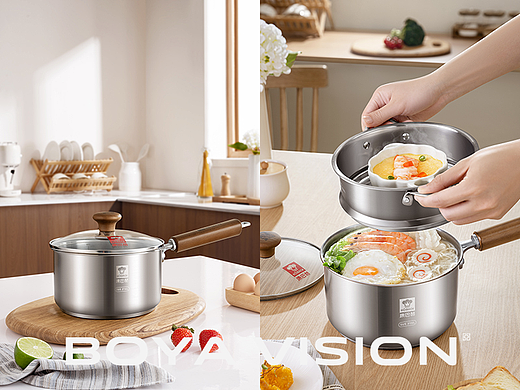 厨具摄影 ｜康巴赫奶锅 X BOYA视觉