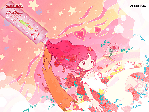 邂逅#粉嫩多巴胺少女# 《云间相爱》