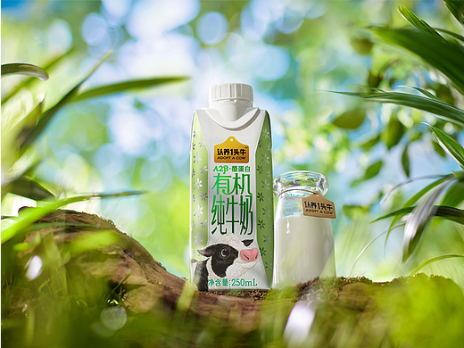 认养一头牛 ✖ INLIGHT | A2有机纯牛奶平面摄影
