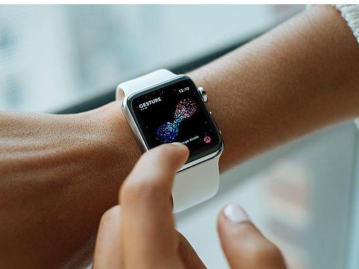 手势交互iWatch音乐APP概念设计