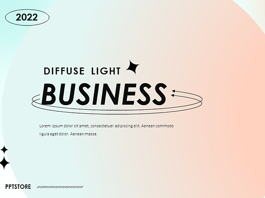 【耀你好看】弥散光极简实用商务时尚PPT2