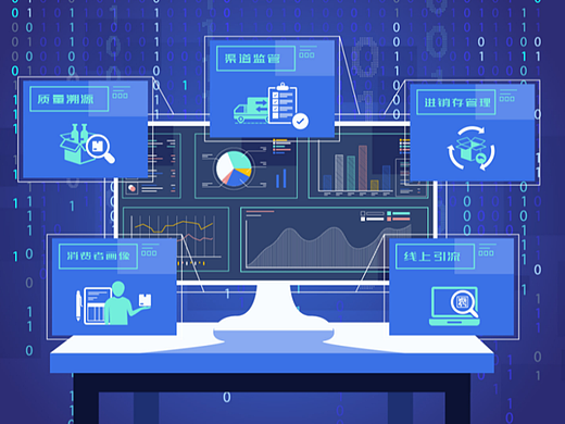 动画企业防伪系统动画视频-MG动画讲解芯片技术动画