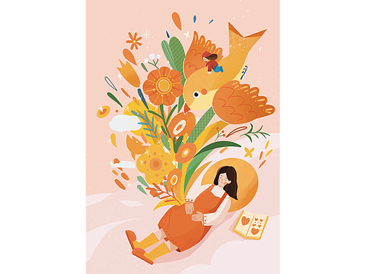 好孕书籍插画
