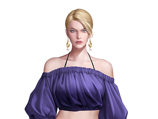 欧美女性立绘全套（个人主页-ZNjA5NTA3MDQ=） - 游戏原画 - 站酷设计师鱼块饭丶C原创素材 - 站酷ZCOOL