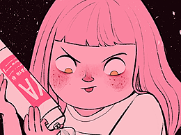 粉黑配绘本头像合集