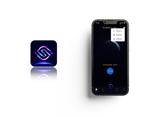 蓝牙智能APP界面设计（个人主页-ZNjY1MjgwNjg=） - APP界面 - 站酷设计师龙利鱼啊原创素材 - 站酷ZCOOL