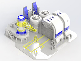 红警2盟军建造厂复刻-高还原度机械模型-SolidWorks