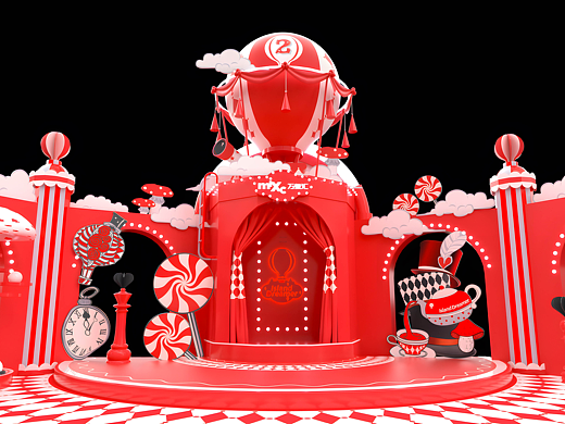 长白万象汇周年庆（个人主页-ZNjQxNTQ1OTI=） - 建筑/空间 - 站酷设计师Jasmin_原创素材 - 站酷ZCOOL