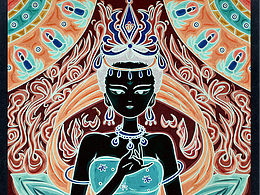 国潮敦煌舞女-混合模式