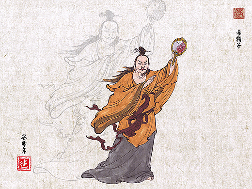 《封神榜》之赤精子（個(gè)人主頁(yè)-ZNjU3NTQxMDg=） - 創(chuàng)作習(xí)作 - 站酷設(shè)計(jì)師蕭石無(wú)語(yǔ)原創(chuàng)素材 - 站酷ZCOOL