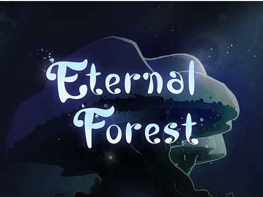 卡通风格游戏场景化游戏UI练习 | Eternal Forest