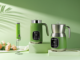 手持电动奶泡机拍摄