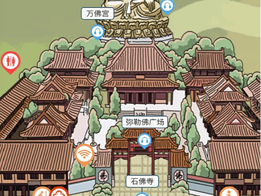 在线承接定制景园导览图 还原景区让你不迷路