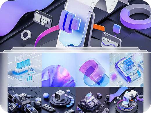 简约科技场景-2024年第一波作品