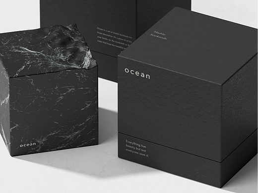 Ocean - 大理石书挡 Marble Bookend