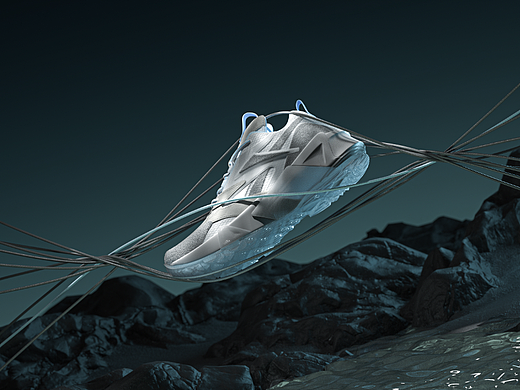 REEBOK SPORTS SHOES/锐步运动鞋产品渲染