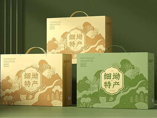 地方特产农业产品包装设计-圣智扬设计