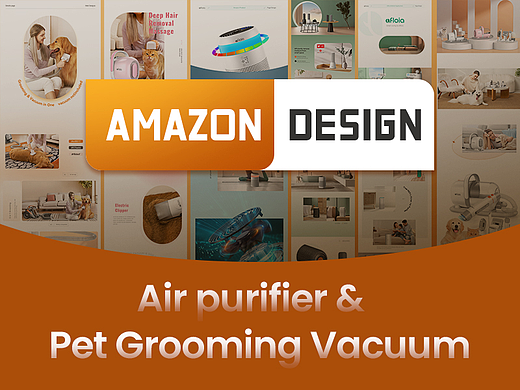 Amazon 2023亚马逊旗舰店/跨境电商设计（空净&宠物）