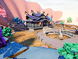 二次元風(fēng)格化游戲場景