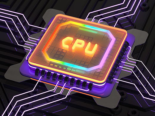 CPU 赛博朋克风格