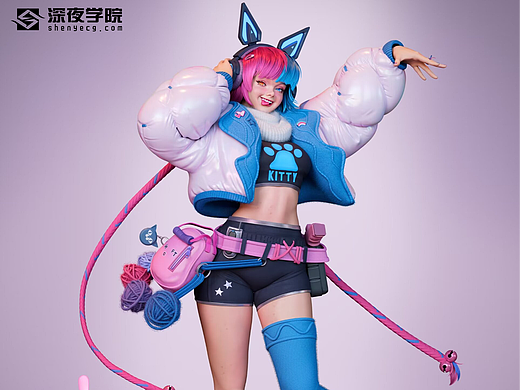 高精度3D角色实训职业向进阶班学员作品-小张同学
