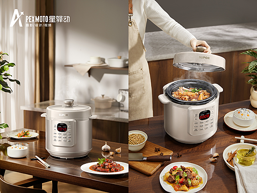 家电摄影｜苏泊尔电压力锅｜电商设计
