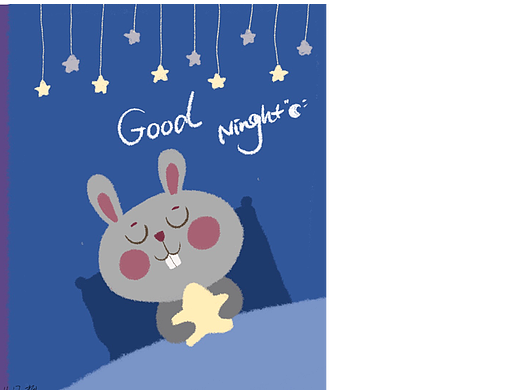 兔兔和猫猫睡觉觉（个人主页-ZNjI5MzU3MDA=） - 儿童插画 - 站酷设计师憨子梅原创素材 - 站酷ZCOOL