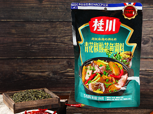 青花椒酸菜鱼调料详情页